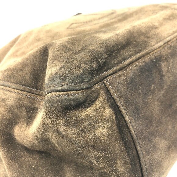 CHANEL Vintage Brown Logo Tote Bag - Picture 5 of 15